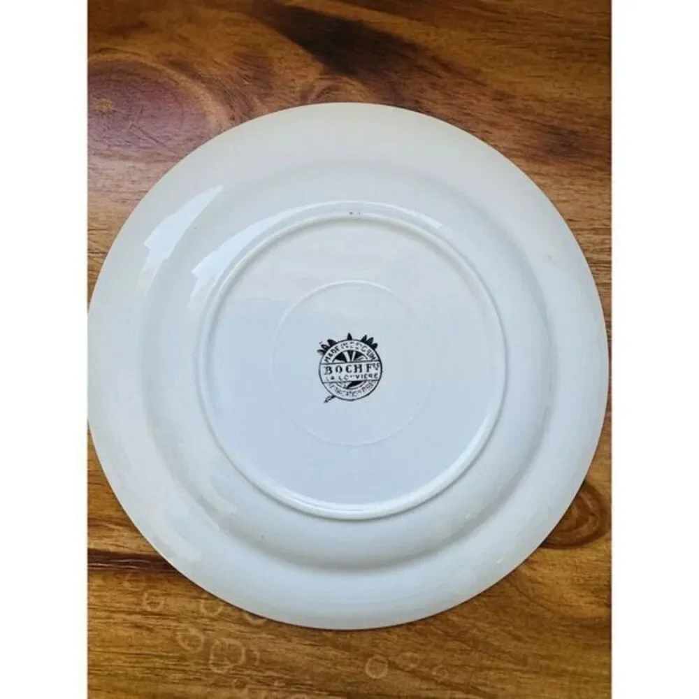 Boch Freres La Louviere Napoleanic‎ Wars Commemorative Plate